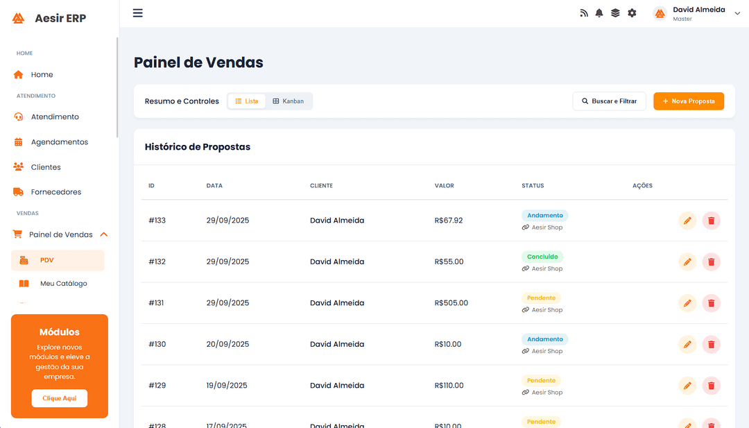 Plataforma de Campanhas